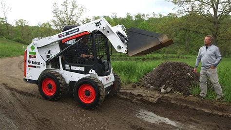 how to drive gas bobcat skid steer|bobcat skid steer operation videos.